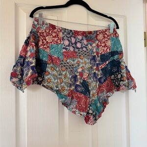 Natural Life NWT Boho Patchwork Hankerchief Tube Top